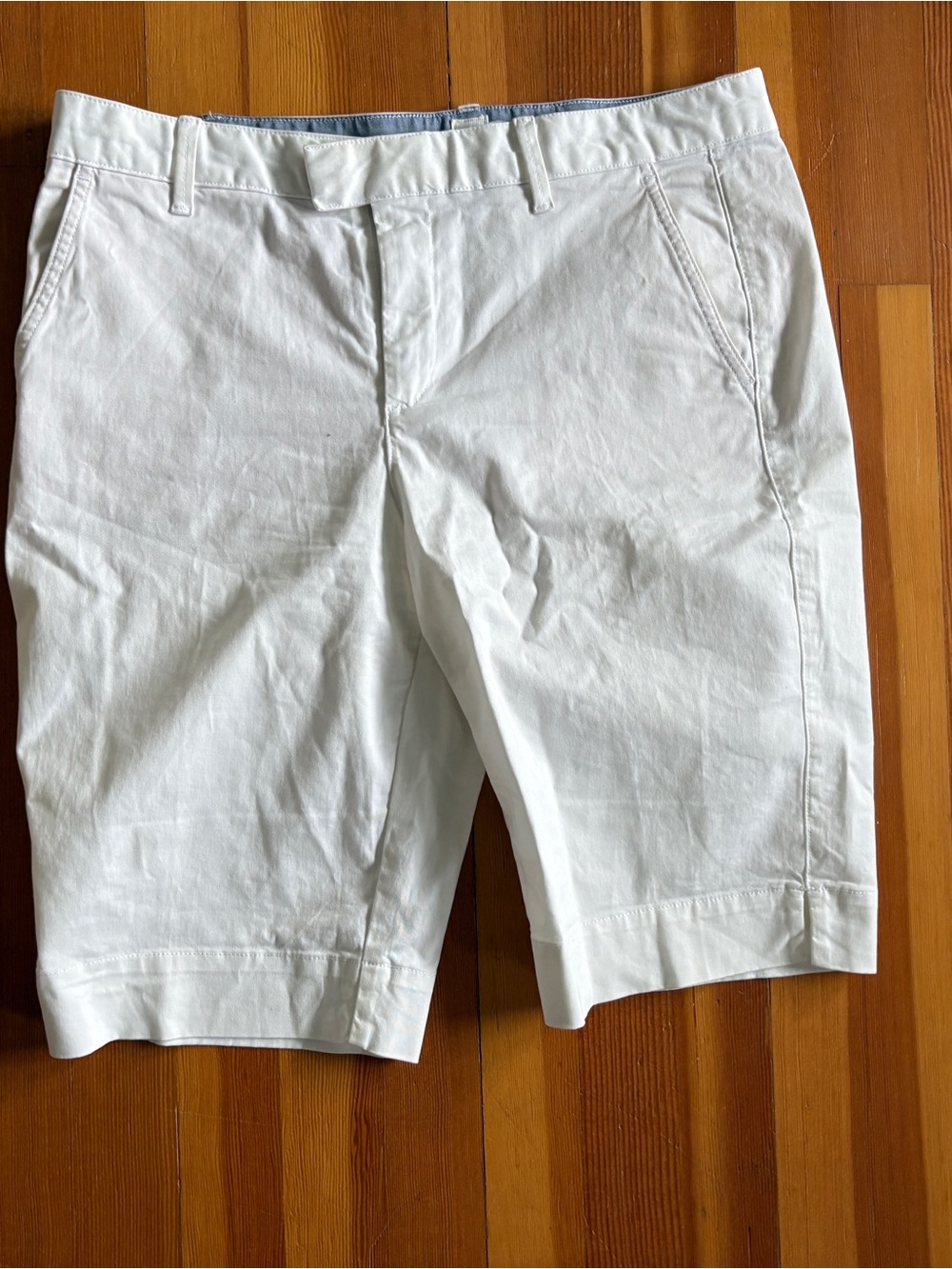 GAP White Chino Bermuda Shorts